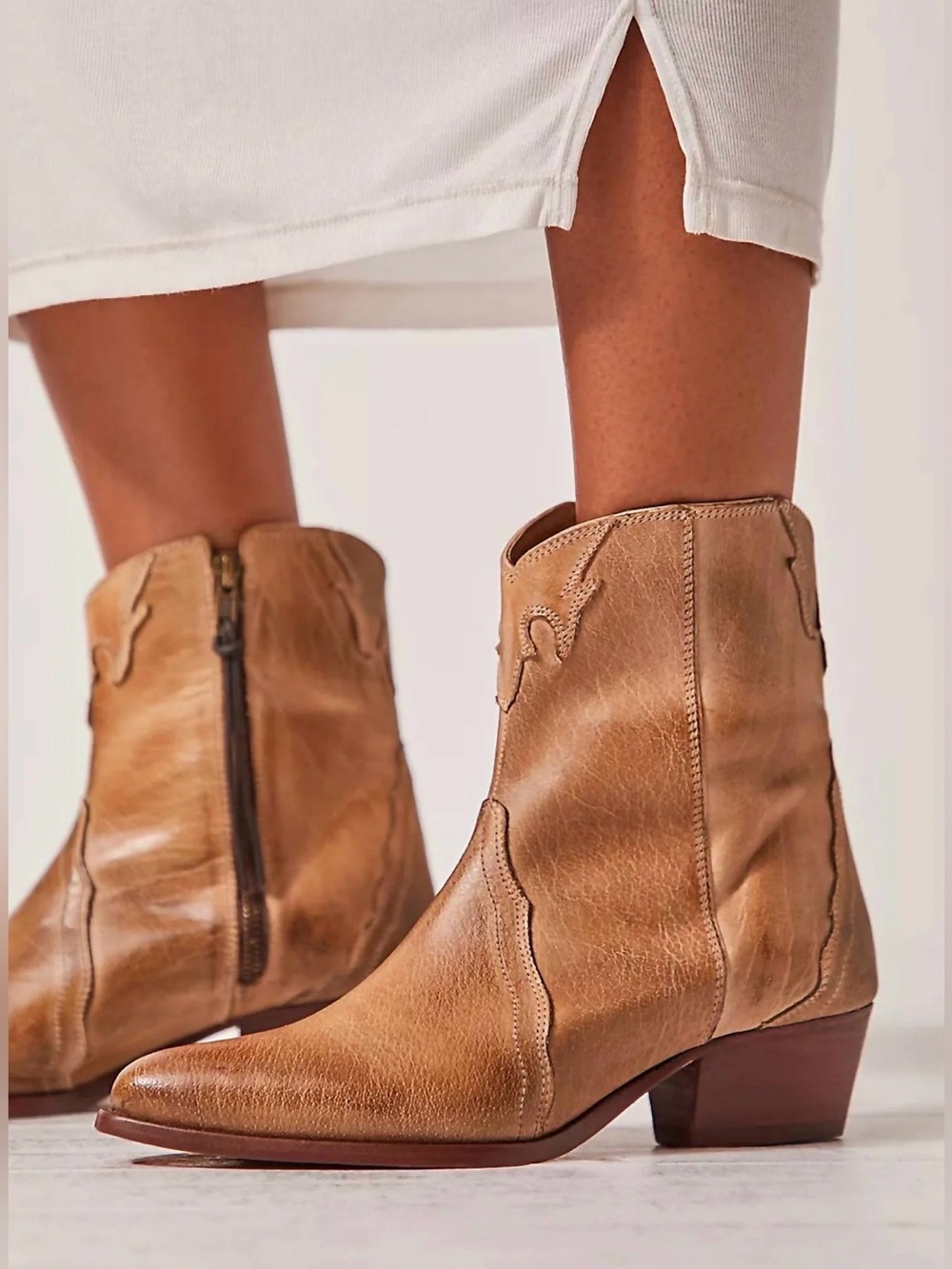 Free People - Women's New Frontier Western Ankle Boots New in Box